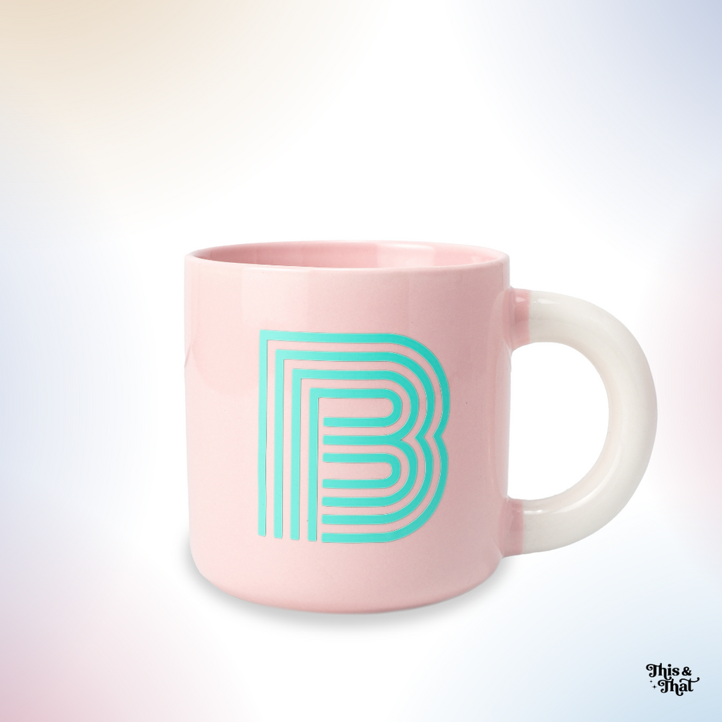 This & That Your Coffee Mug Single Letter
