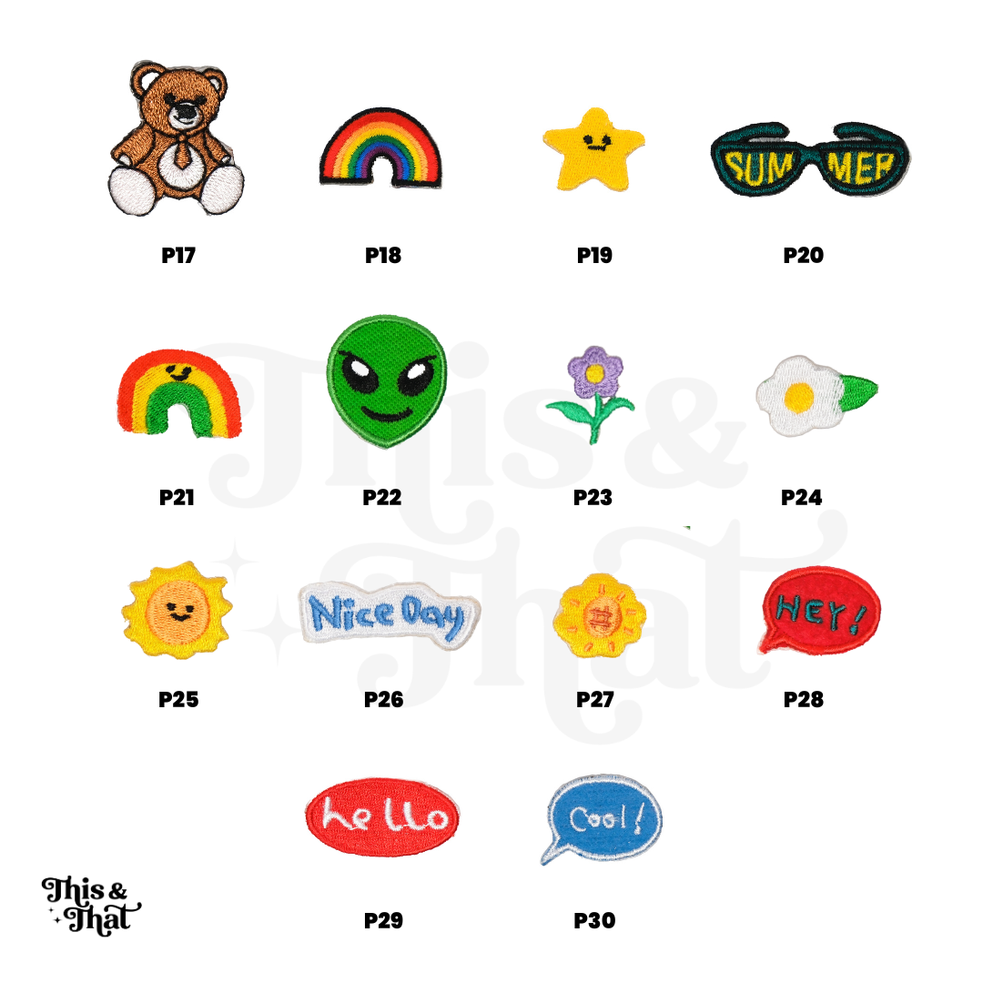 Add-On Iron-On Icon Patch by This & That