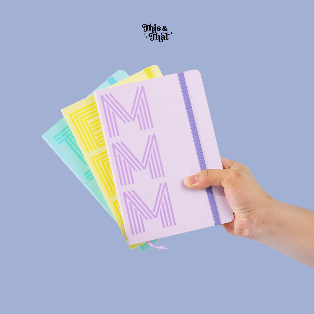 Minimalist Monogram Notebooks