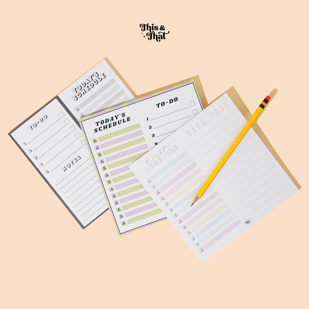 Daily Essentials Notepads