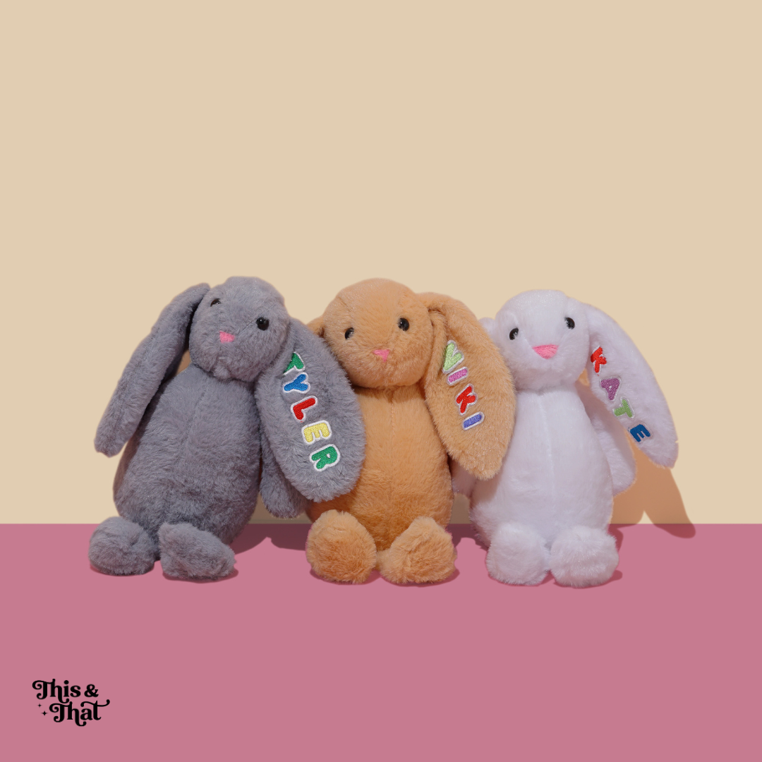 Personalized Bunny Plush Toy