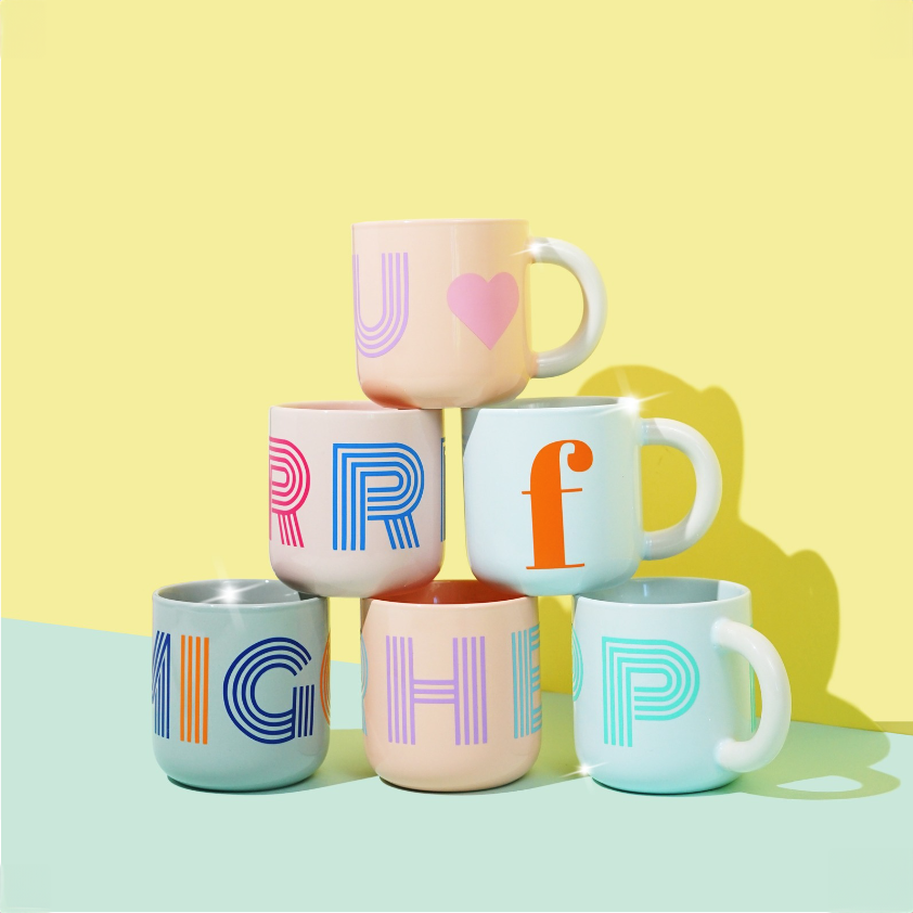 This & That Your Coffee Mug Pattern Letter