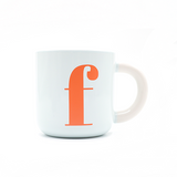 Single Letter Coffee Pastel Mugs