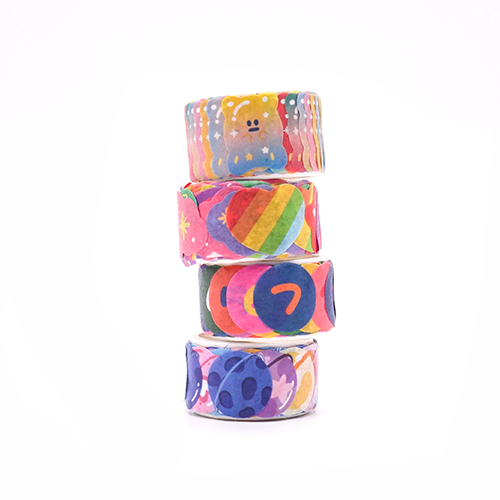 4 Rolls Sticker Set D