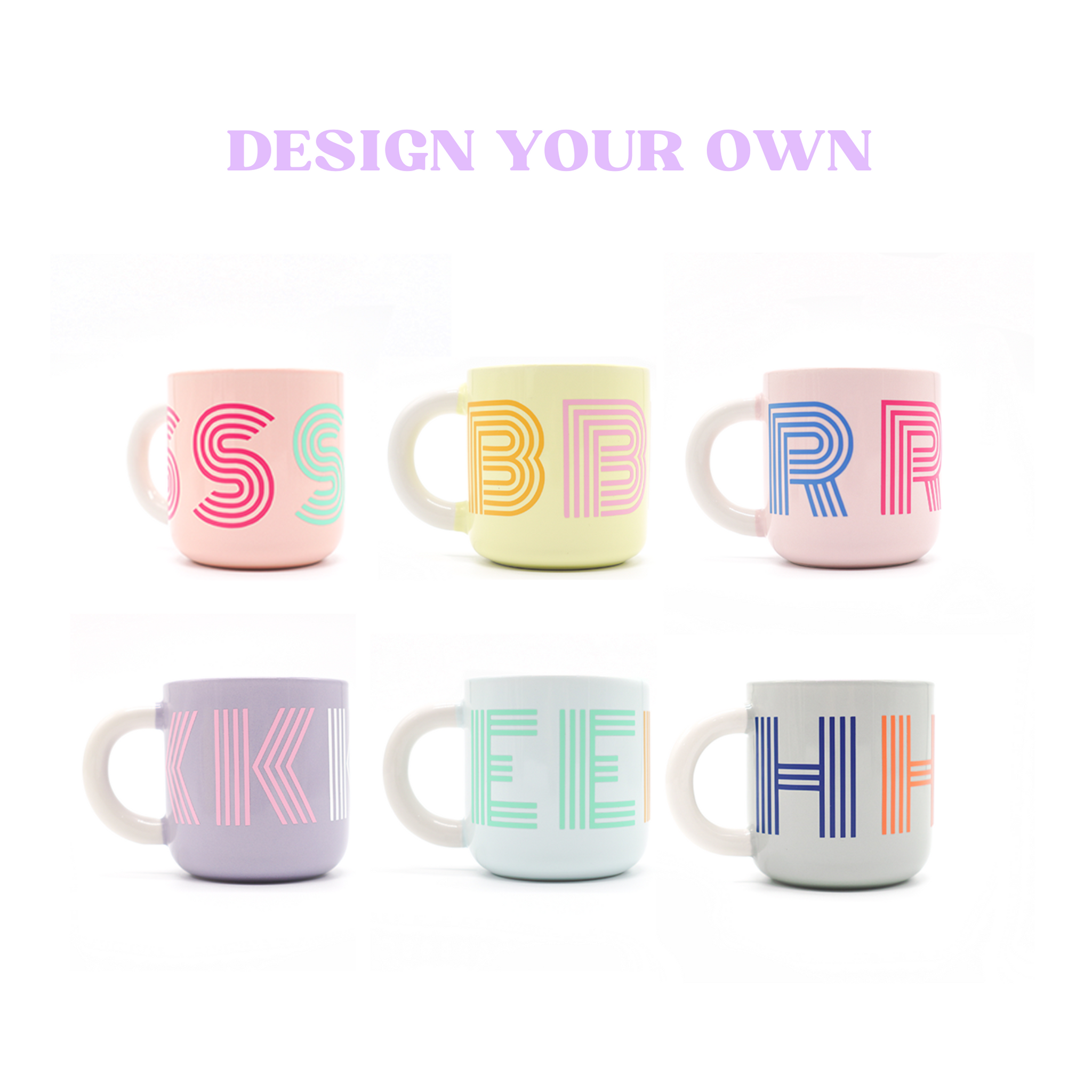 This & That Your Coffee Mug Pattern Letter