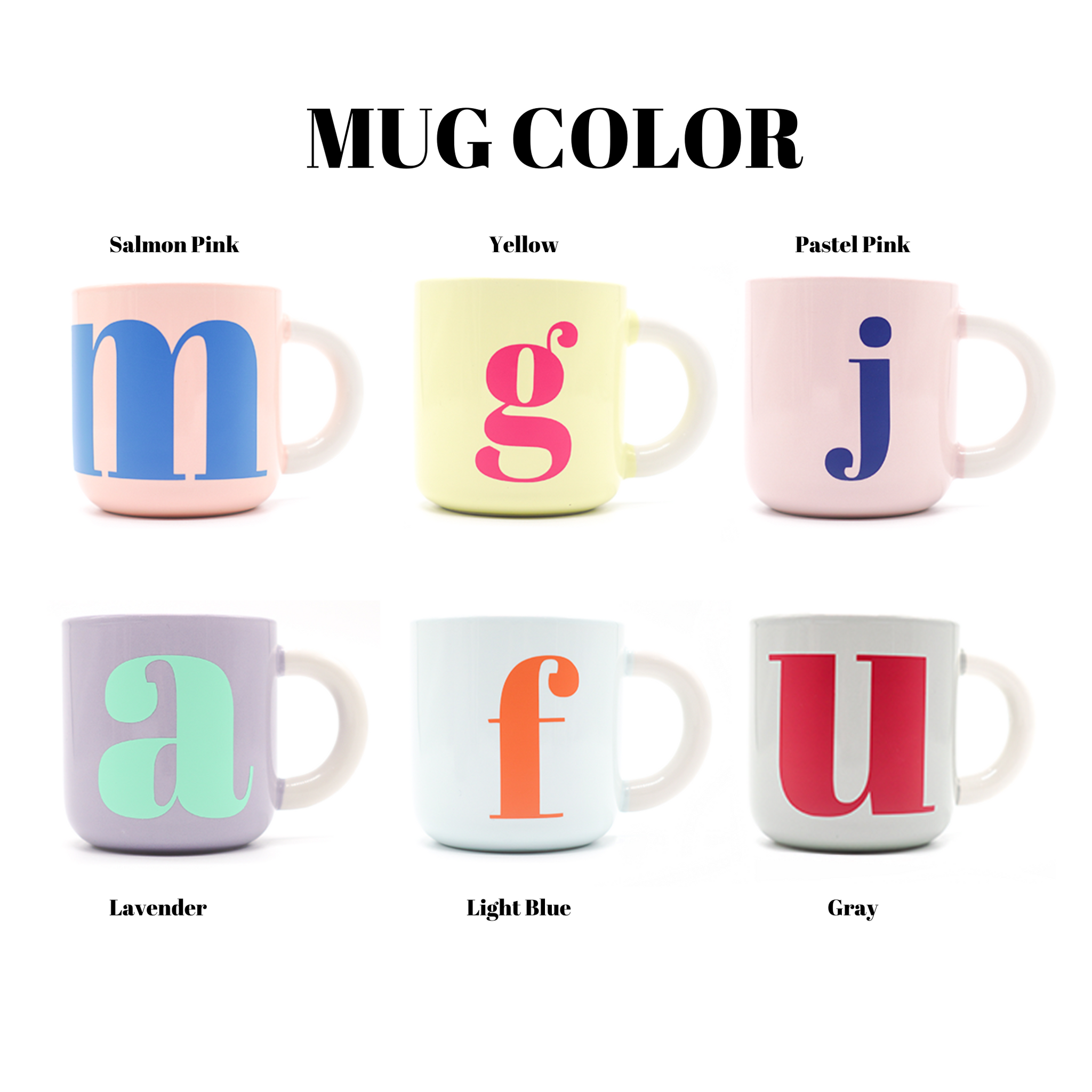 This & That Your Coffee Mug Pattern Letter